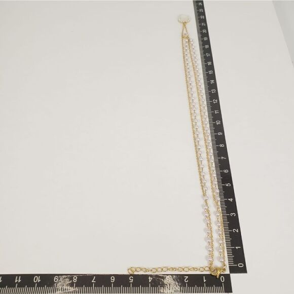 Brand New Pearl With Gold Necklace - Picture 6 of 6